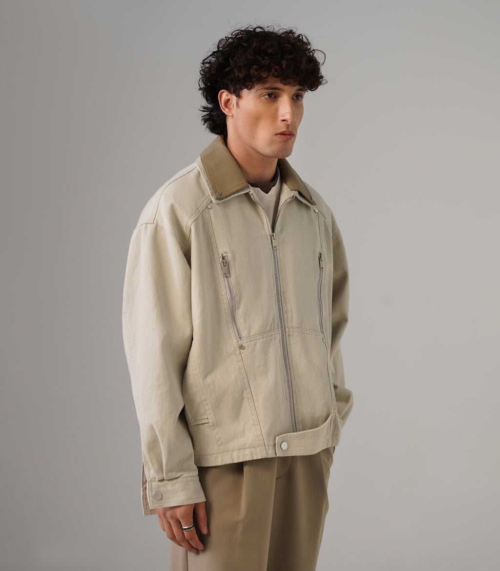 CONTRAST COLLAR - CARPENTER JACKET