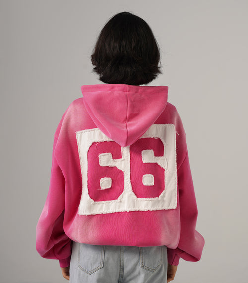 66 HOODIE - BOXY FIT PINK