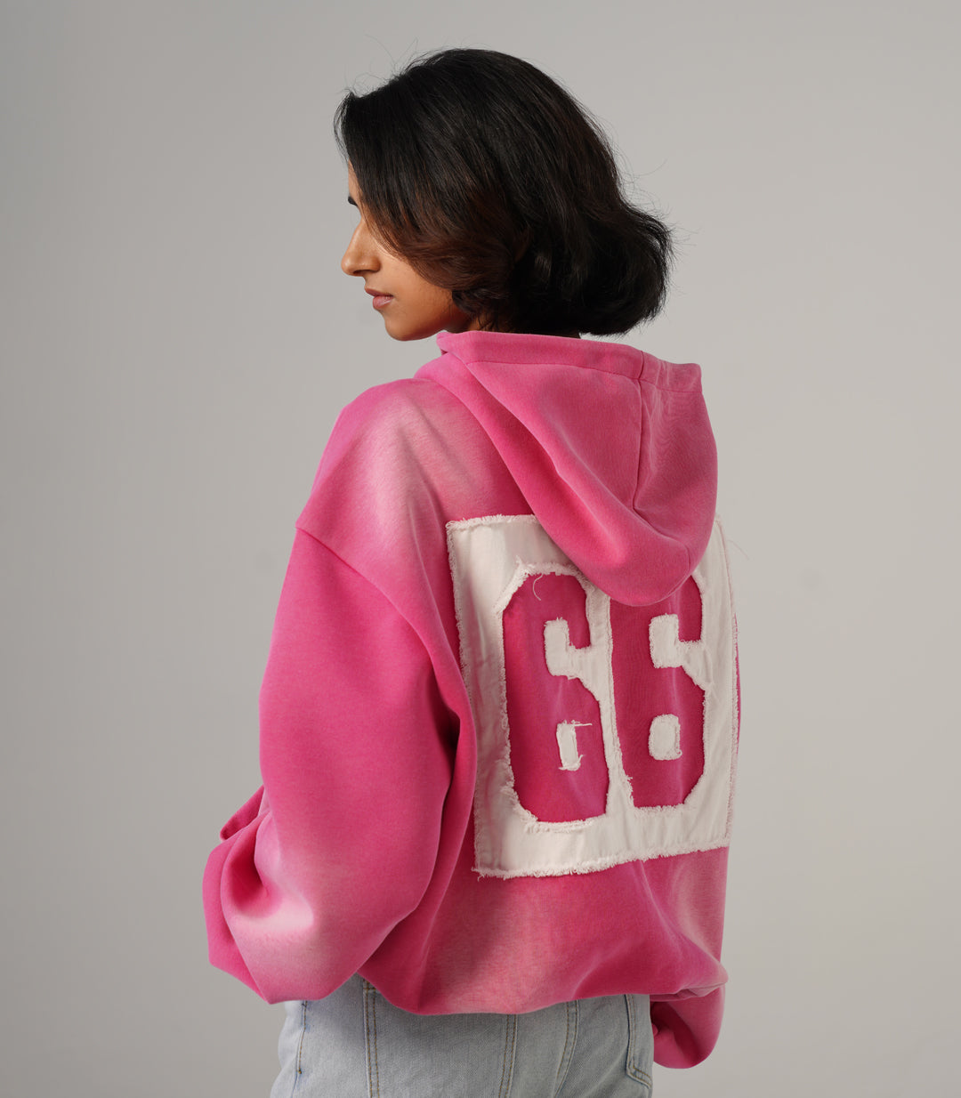 66 HOODIE - BOXY FIT PINK