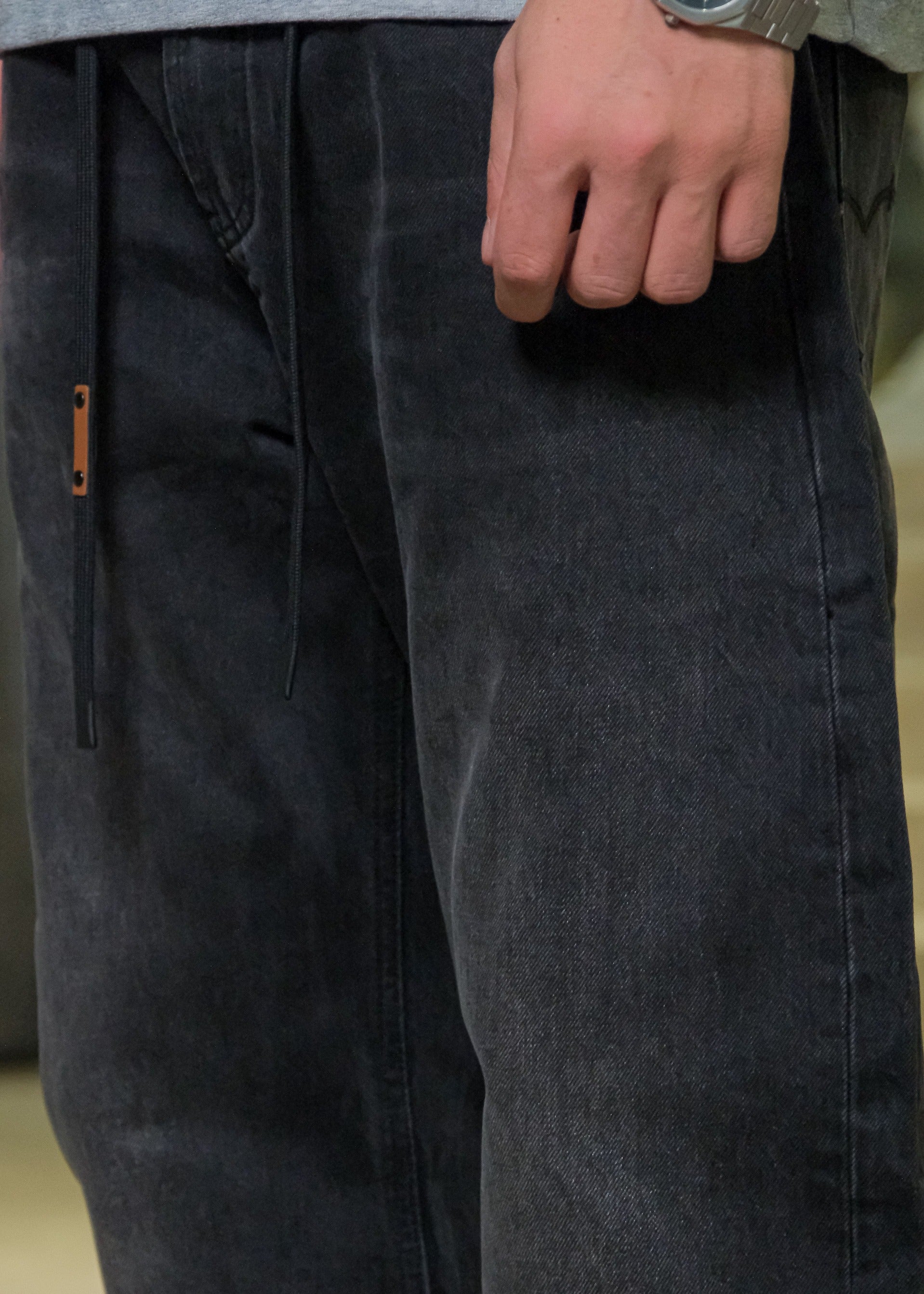 Classic Black Denim - Relaxed Fit