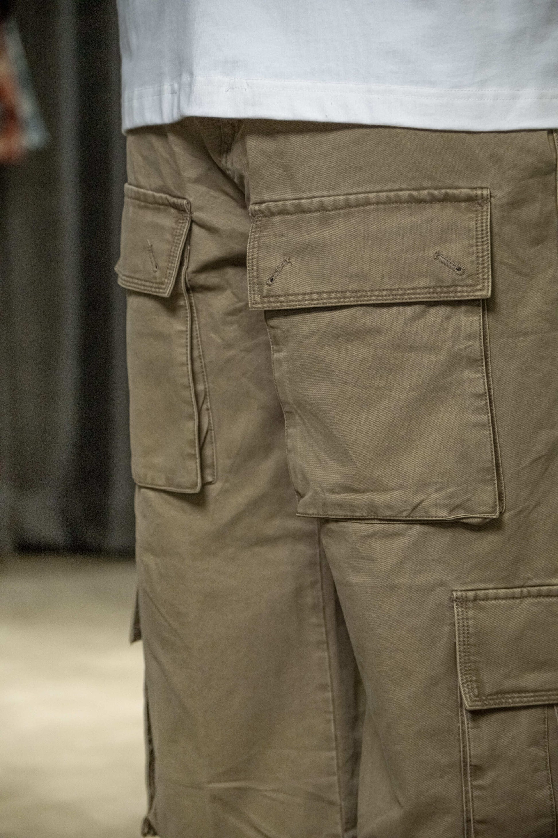 Cargo Pocket Denim Trouser