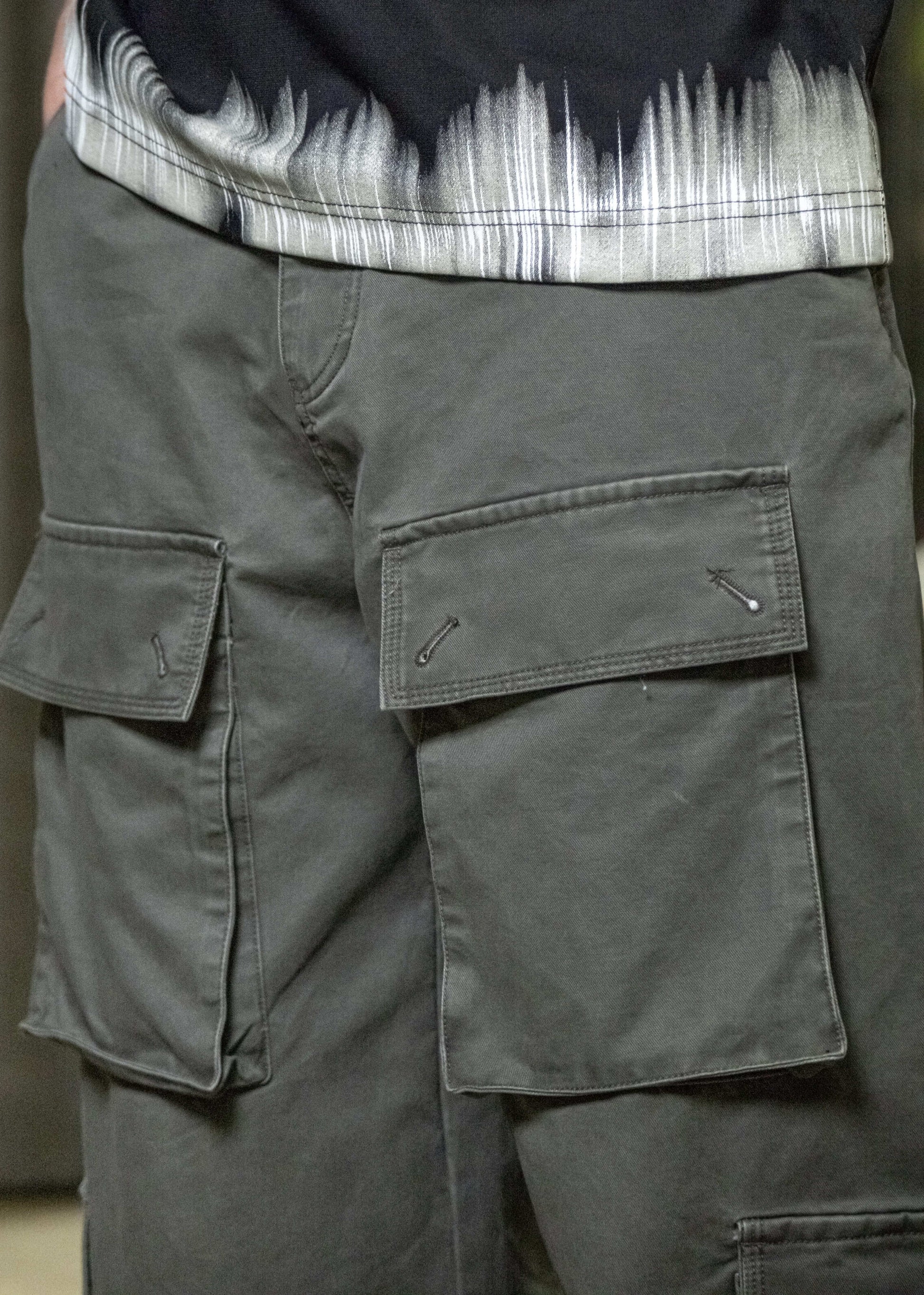 Cargo Pocket Denim Trouser