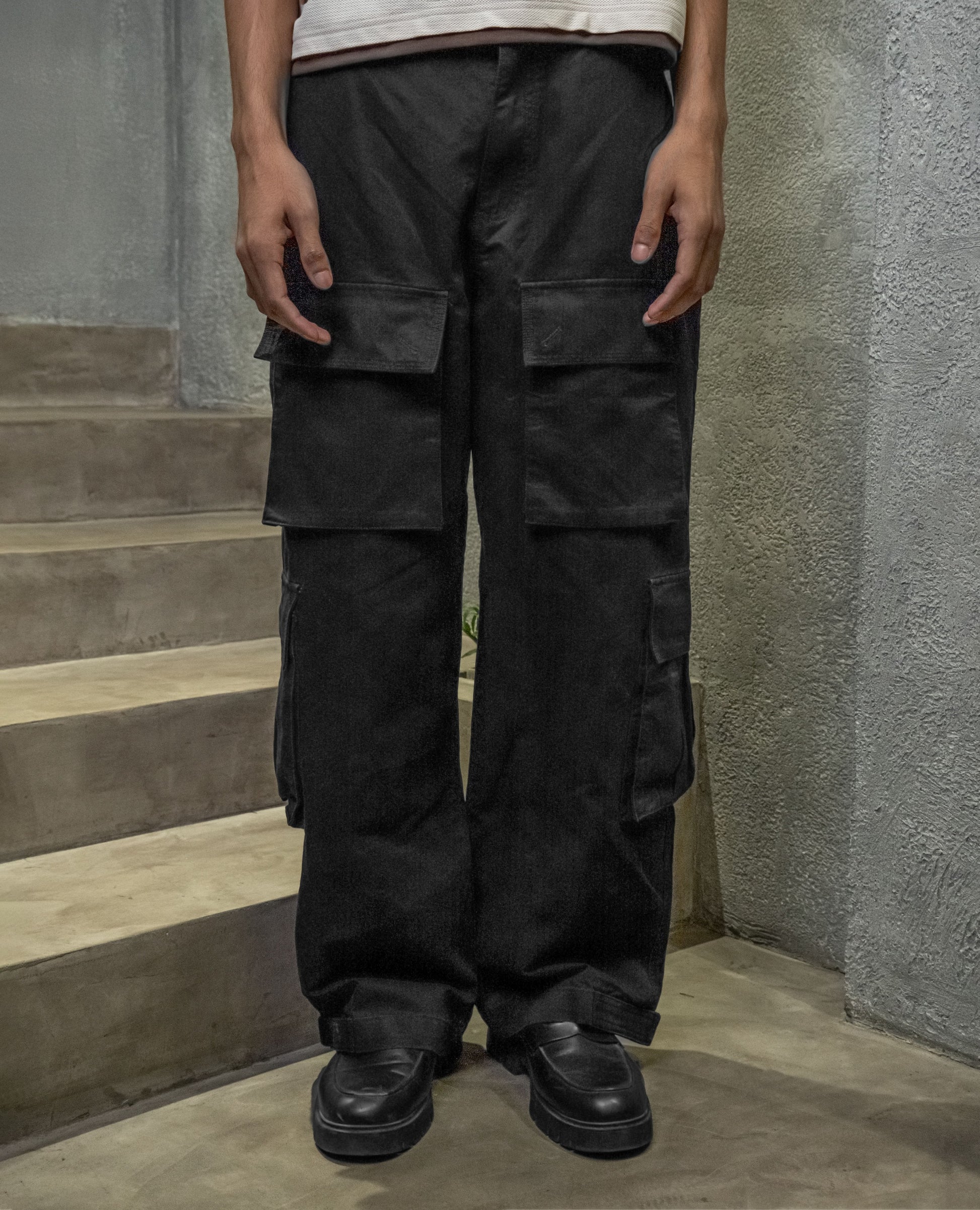 Cargo Pocket Denim Trouser