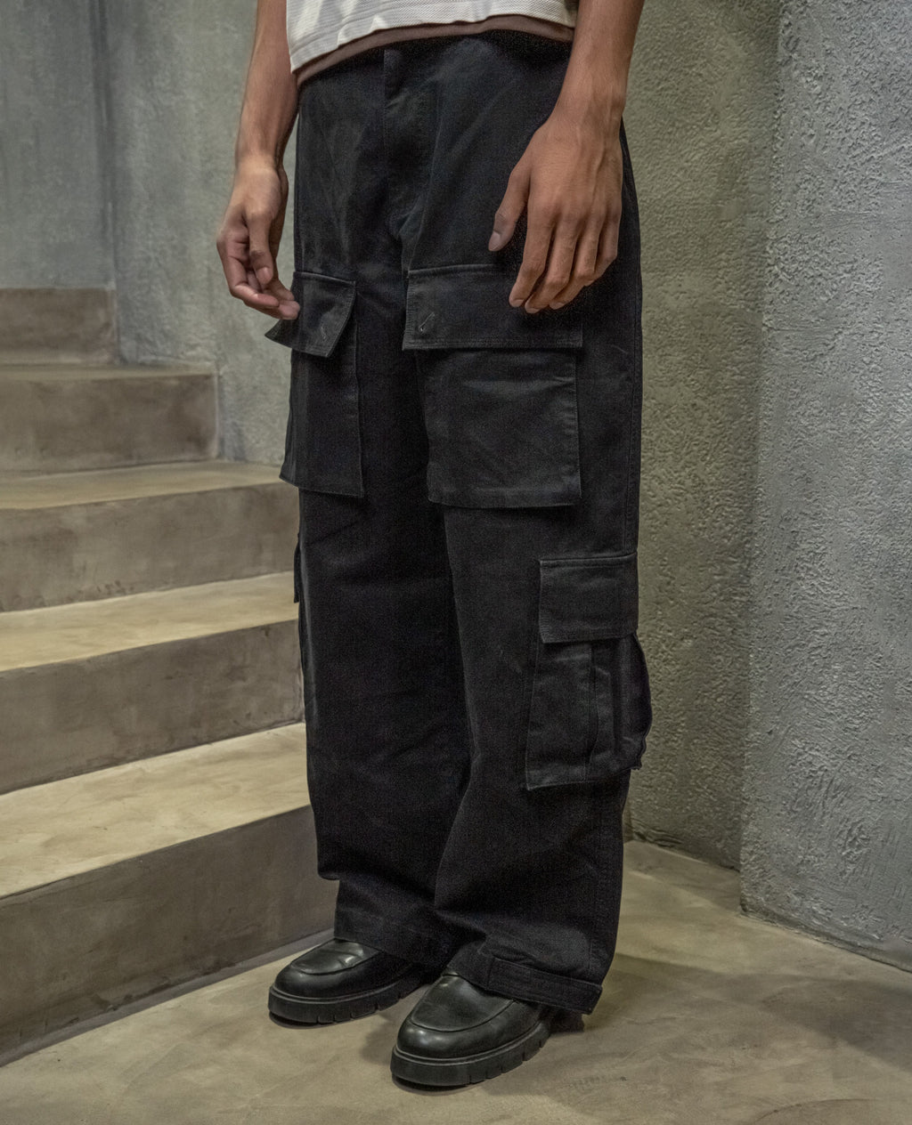 Cargo Pocket Denim Trouser