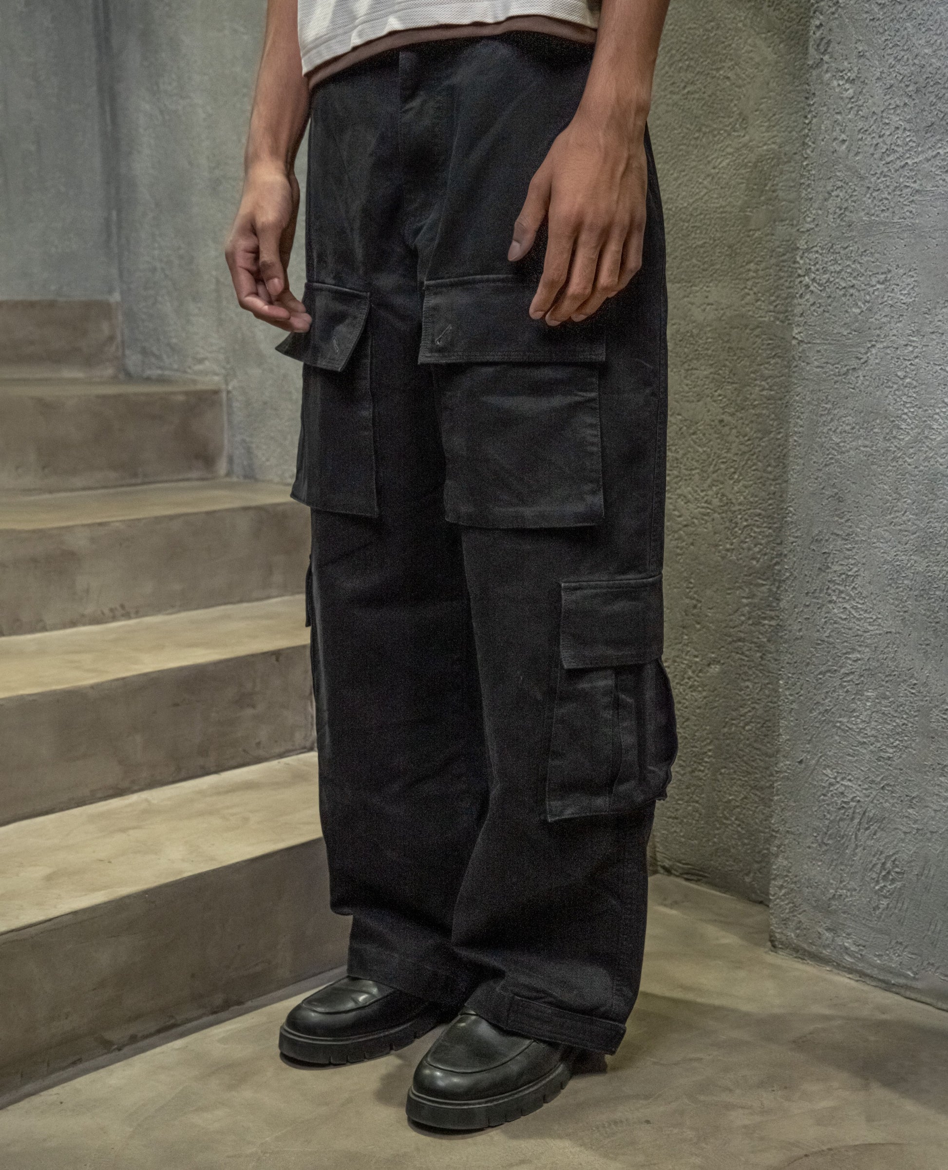 Cargo Pocket Denim Trouser