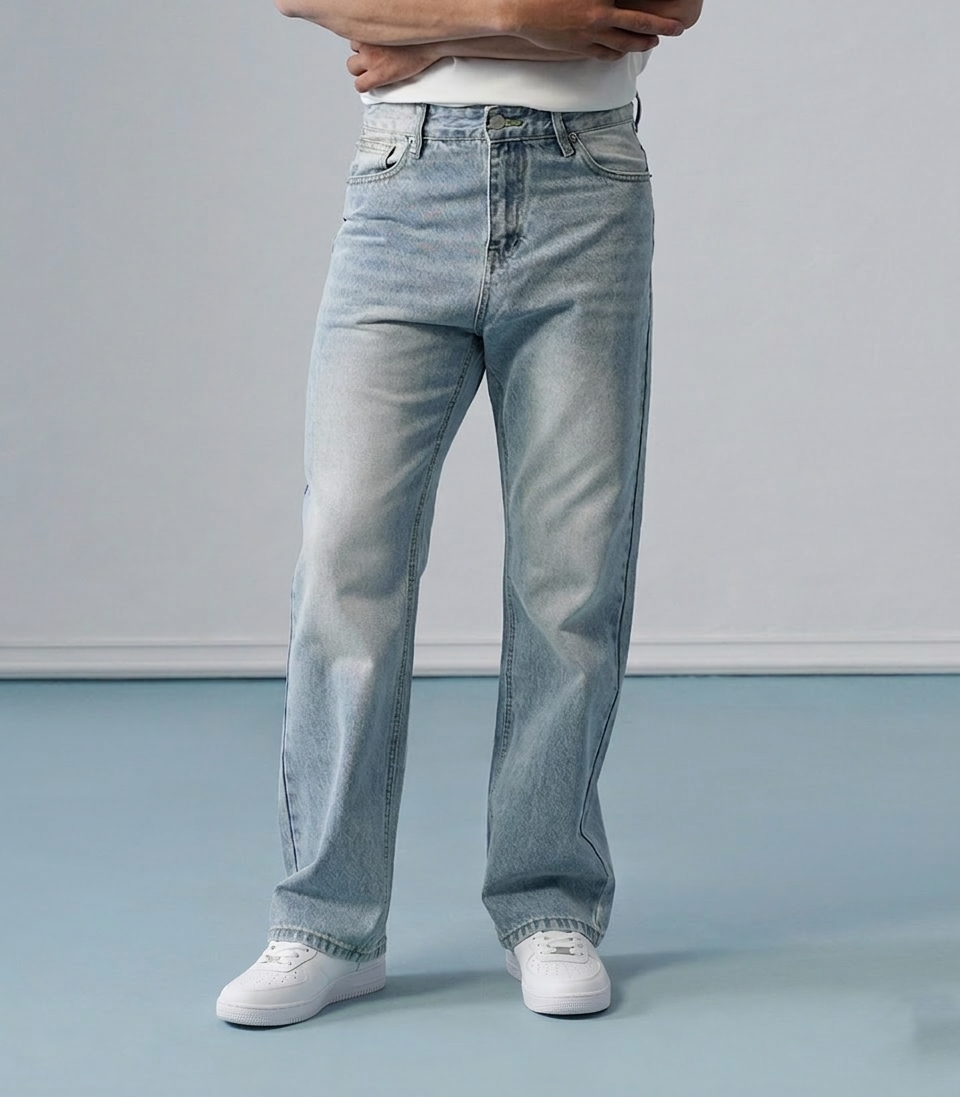 LIGHT BLUE DENIM-BOOTCUT