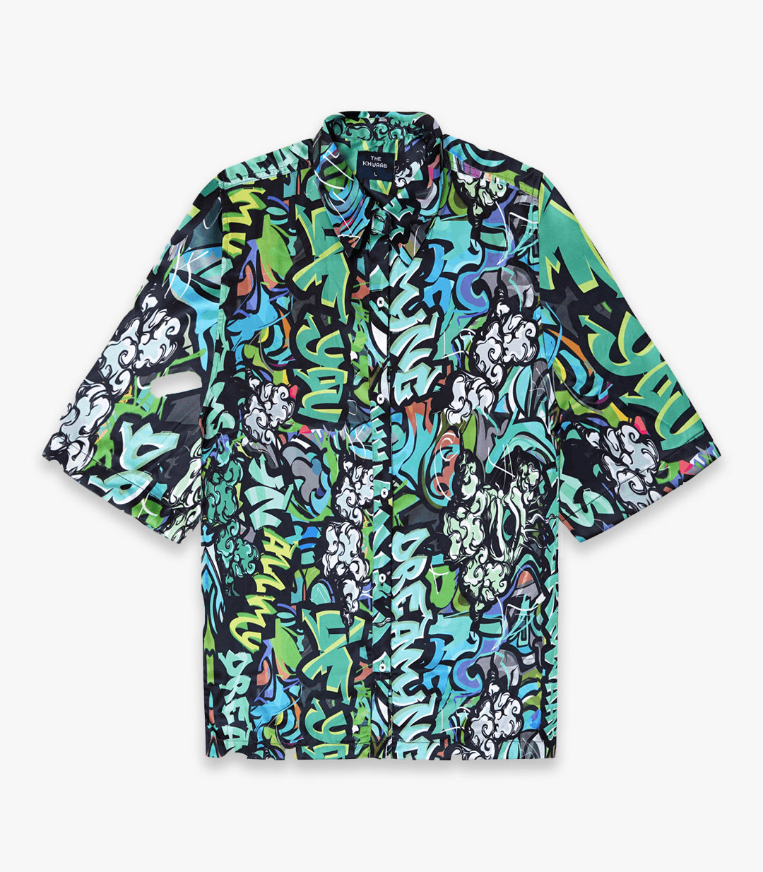 Realm Graffiti Shirt - Green