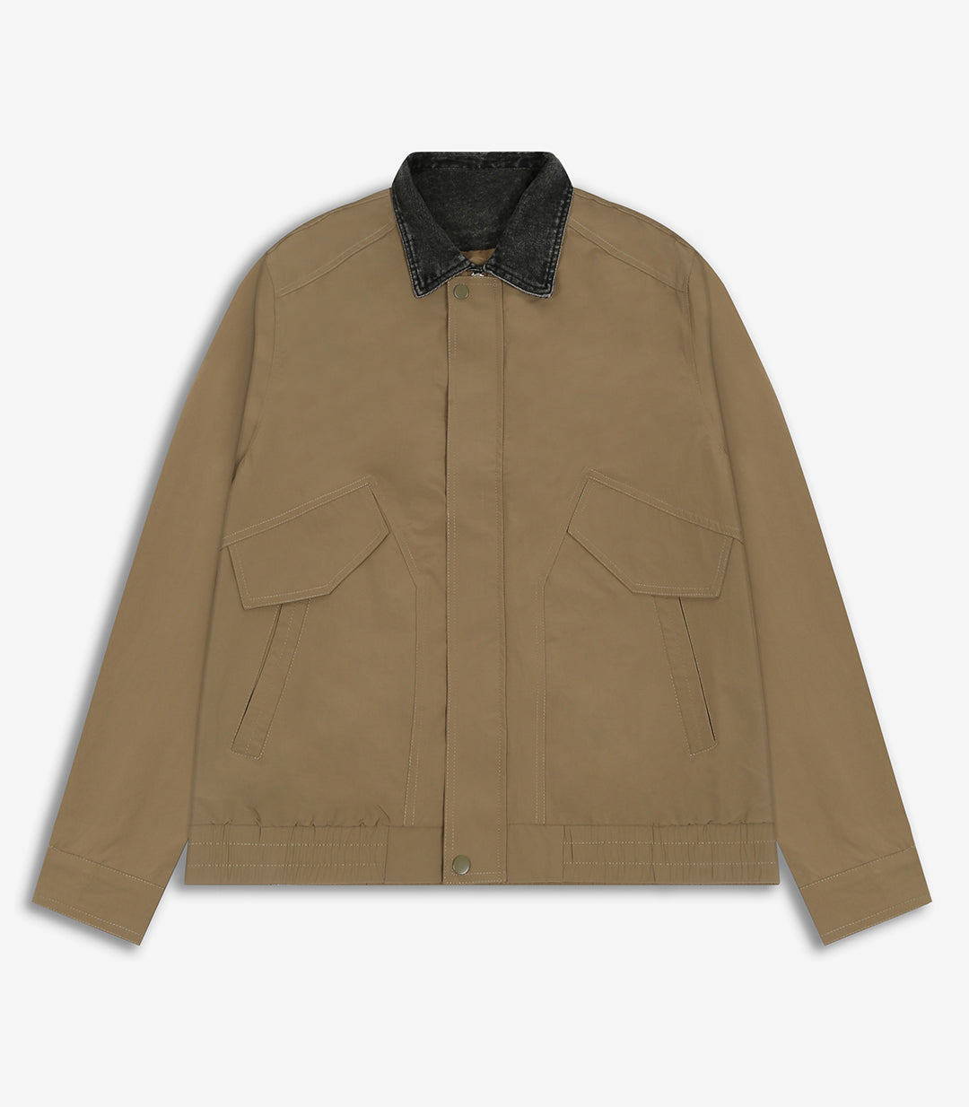 DENIM COLLAR JACKET