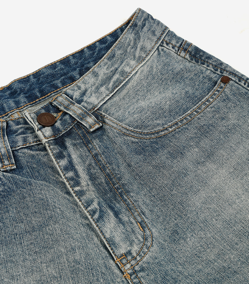 Retro Fade denim-Light Blue