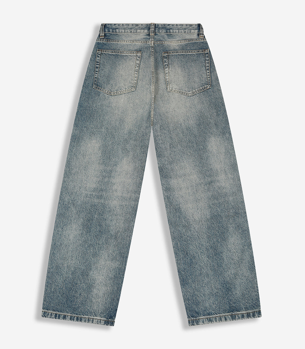 Retro Fade denim-Light Blue