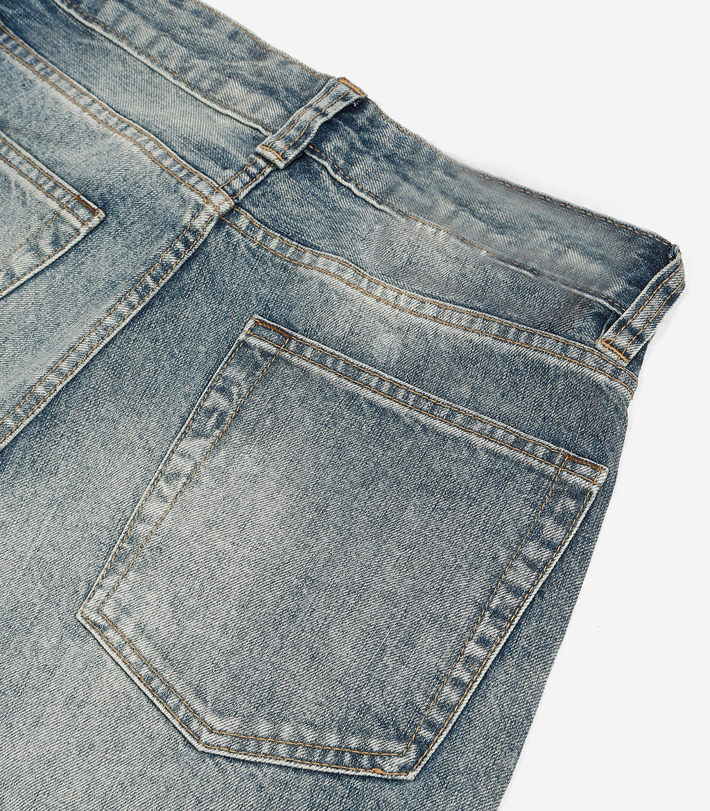 Retro Fade denim-Light Blue