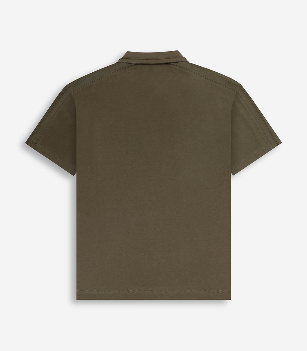 Basic Zip Up Polo