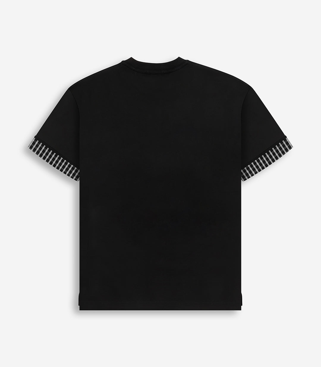 Minimal T-shirt - Cheque Sleeves