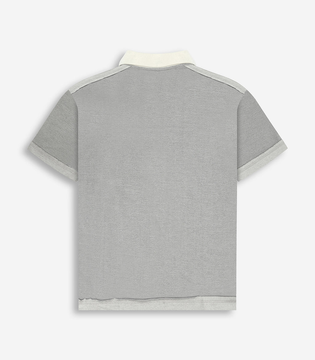 Barbed Collar T-Shirt - Grey
