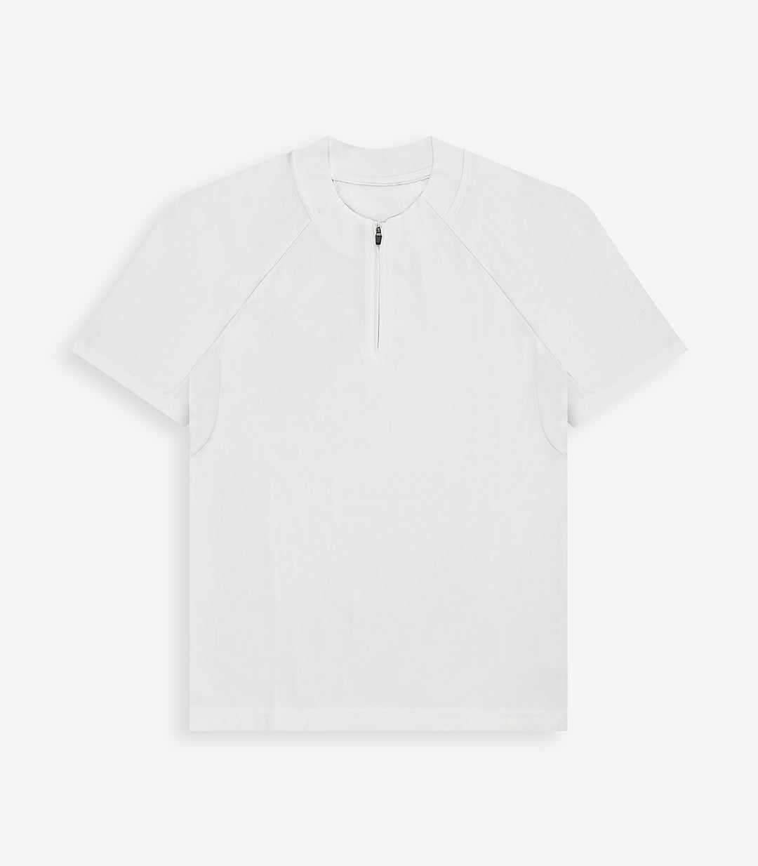 Detailed Zip Up T-Shirt