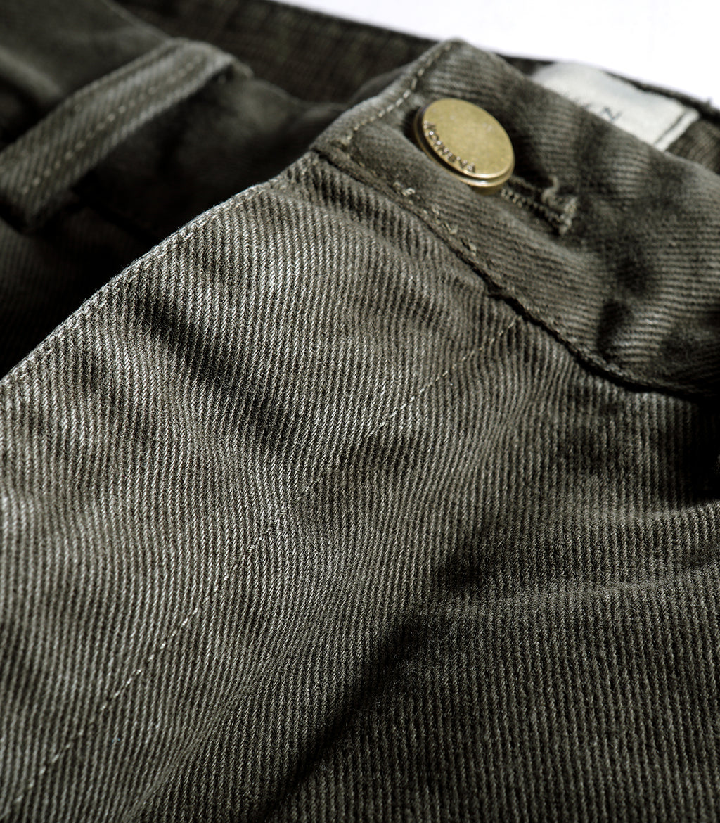 Relaxed Fit Distressed Cargo