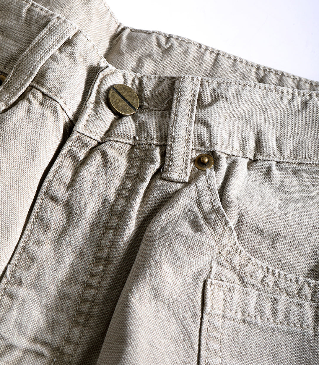 Concrete Dust Denim- Relaxed Fit - Beige