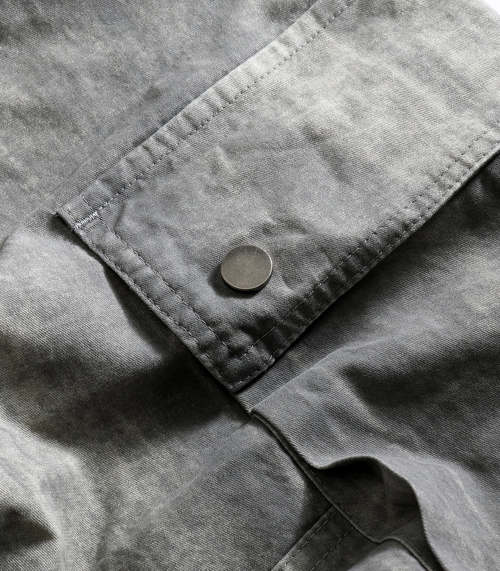 Ash Relaxed Fit Cargo - Light Grey