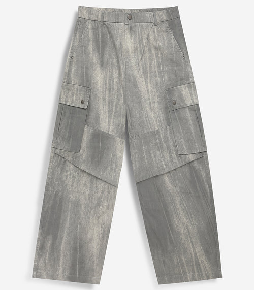 Ash Relaxed Fit Cargo - Light Grey