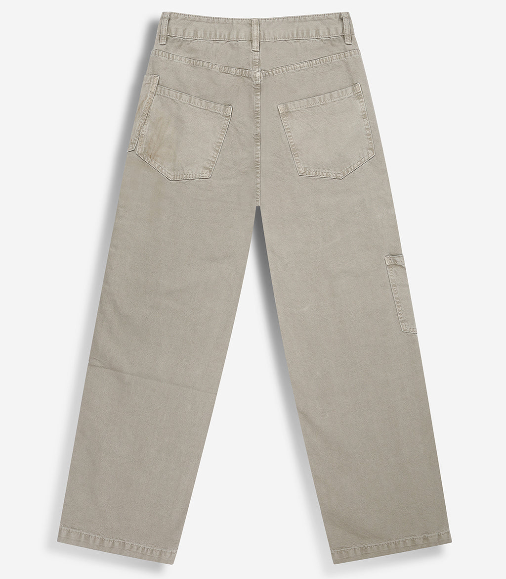 Concrete Dust Denim- Relaxed Fit - Beige