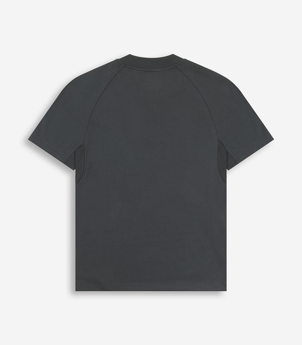 Detailed Zip Up T-Shirt