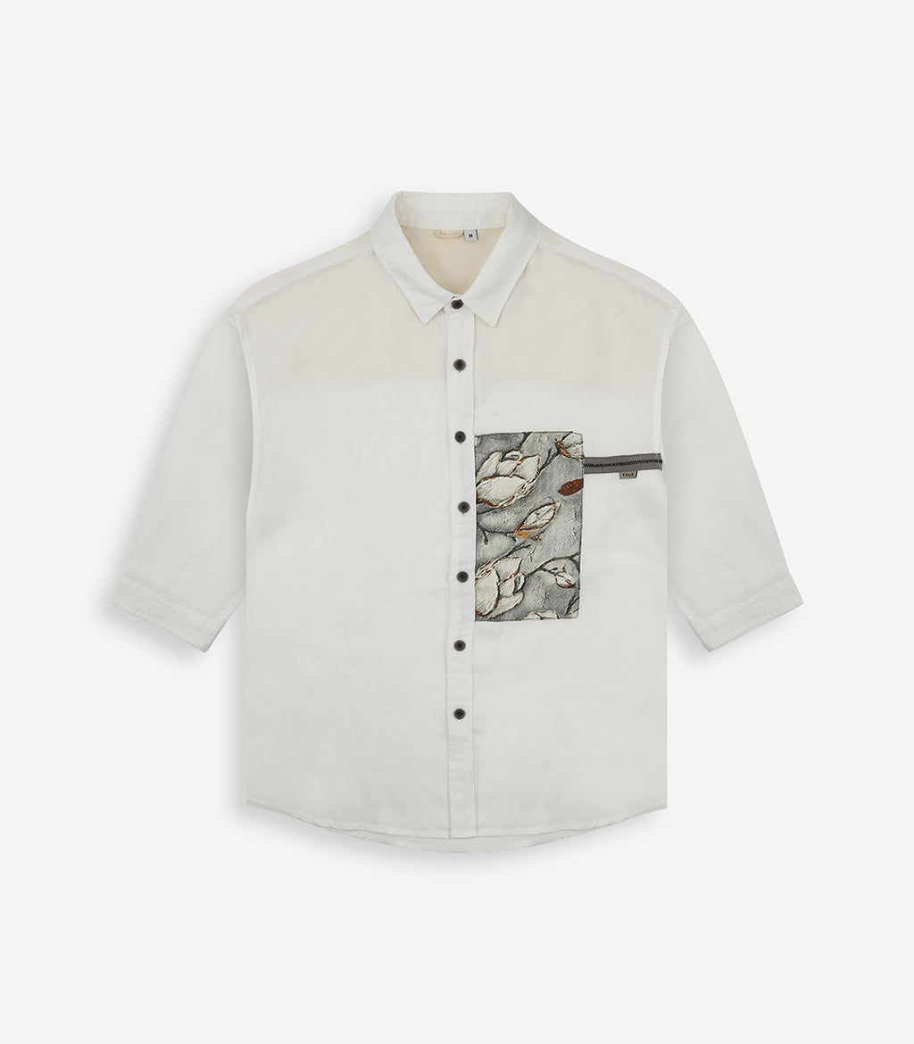 Linen Shirt Abstract