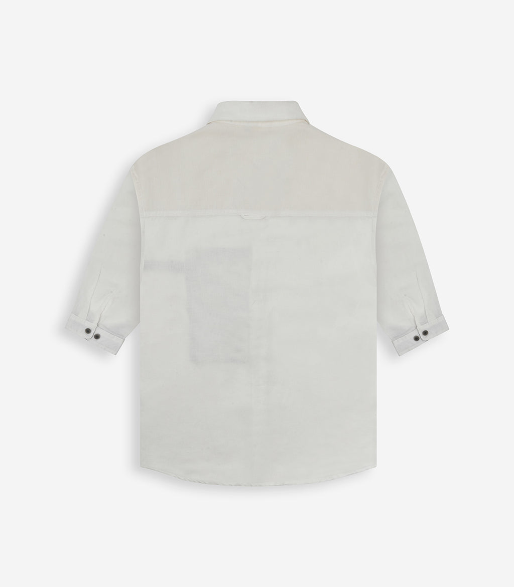Linen Shirt Abstract