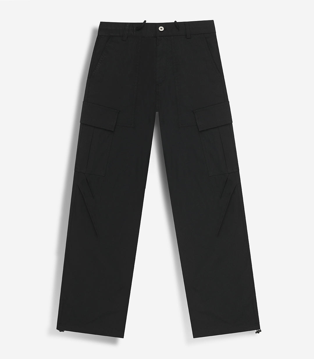 Washed Wide-Leg Cargo