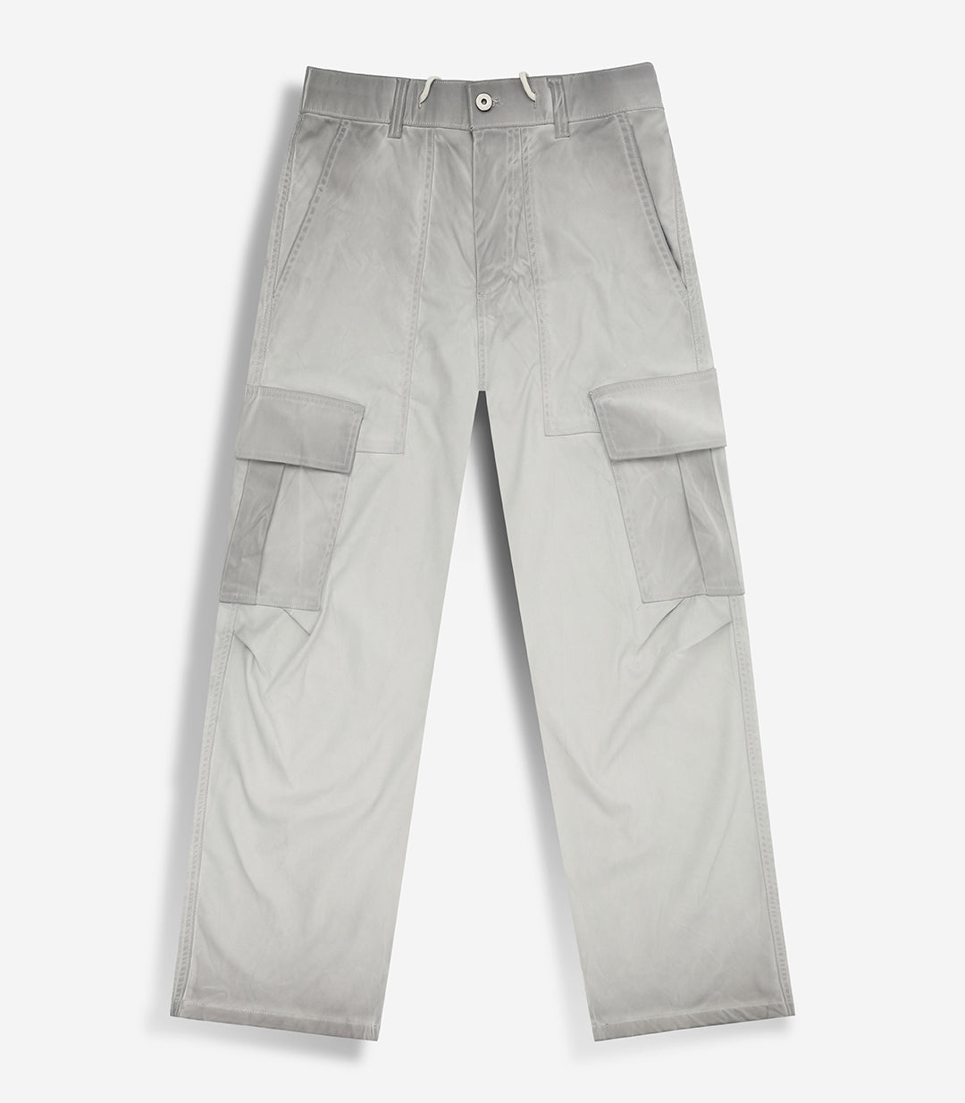 Washed Wide-Leg Cargo