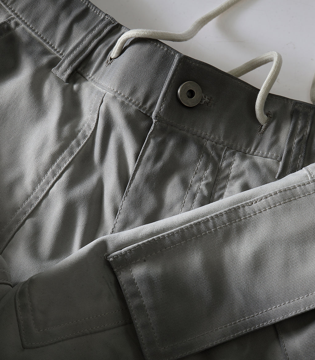 Washed Wide-Leg Cargo
