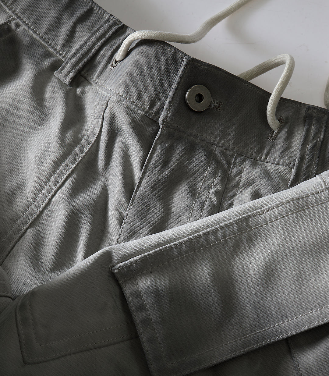 Washed Wide-Leg Cargo