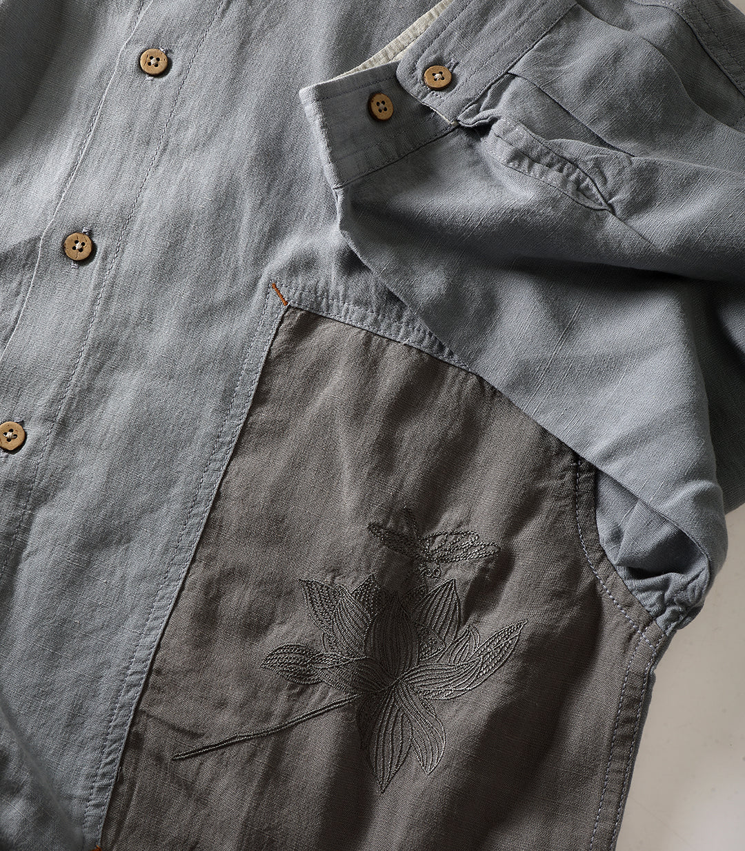 Linen Shirt Floral
