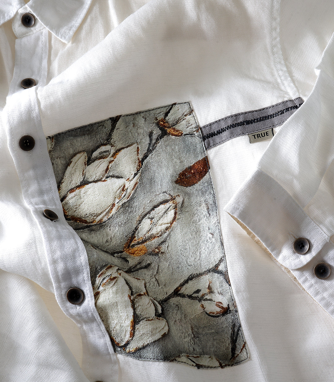 Linen Shirt Abstract