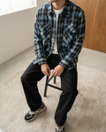 BOXY FLANNEL SHIRT