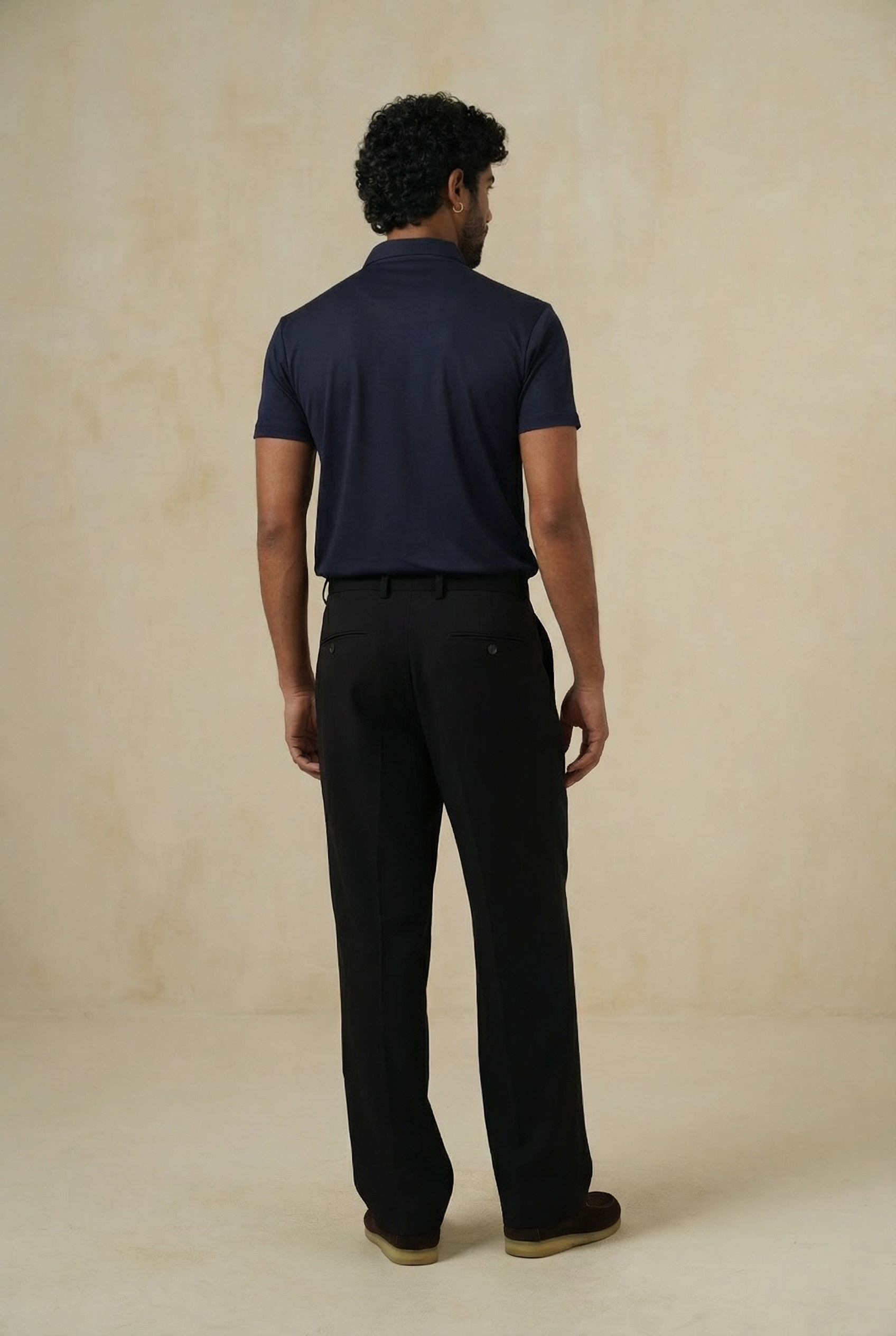 CONVERTIBLE PLEATED TROUSER - STRAIGHT FIT