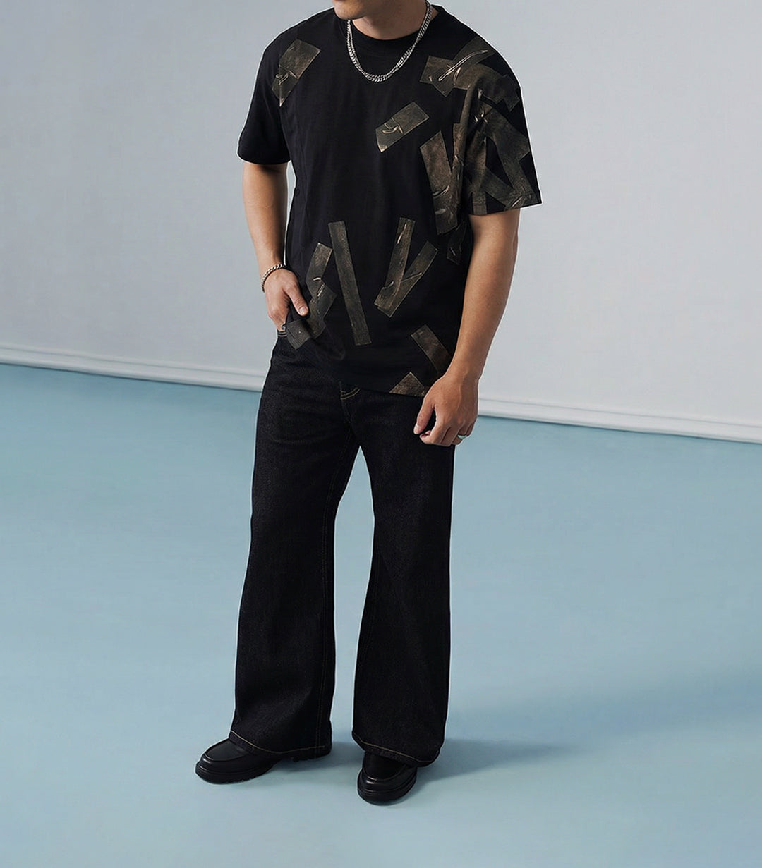 Taped Oversized T-Shirt